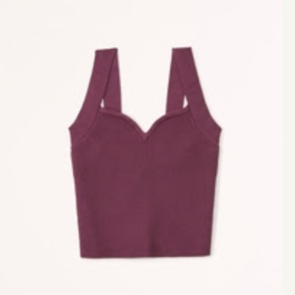 Women's Burgundy Ribbed Knit Top